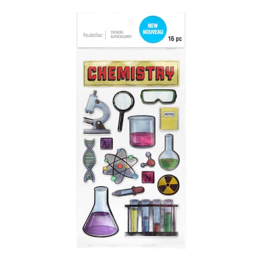 12 Pack: Chemistry Stickers by Recollections™